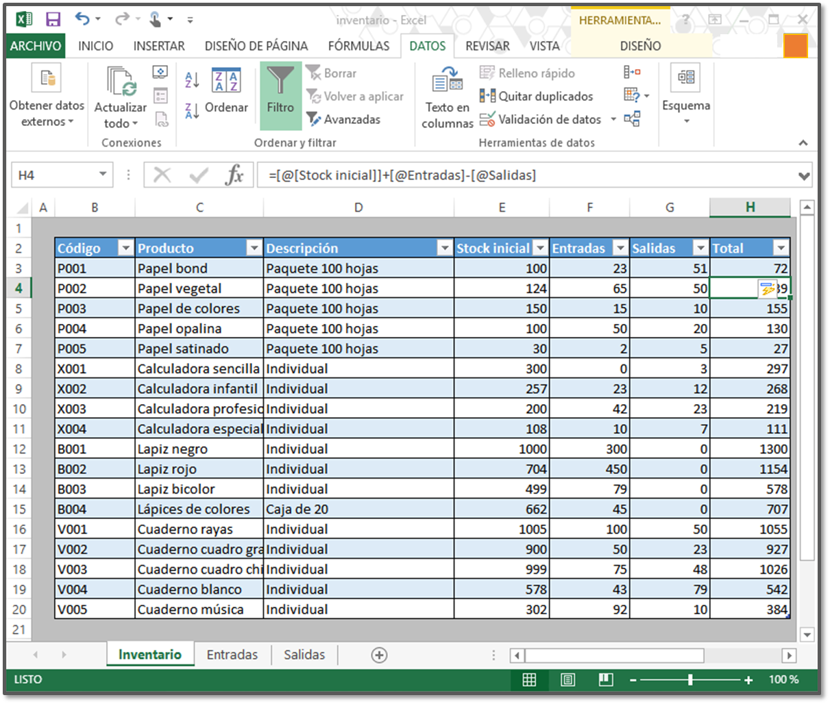 Como Hacer Un Inventario En Excel Con Fotos
